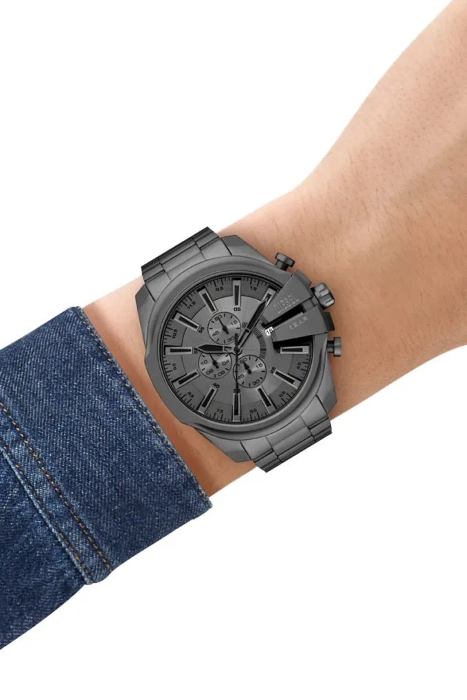dz4676 Diesel Mega Chief Slim Chronograph Gray Stainless Steel Watch dz4676 Diesel Mega Chief Slim Chronograph Gray Stainless Steel Watch