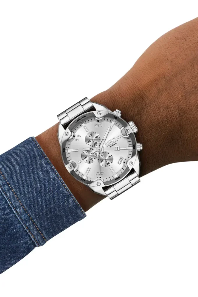dz4677 Diesel Spiked Chronograph Stainless Steel Watch dz4677 Diesel Spiked Chronograph Stainless Steel Watch