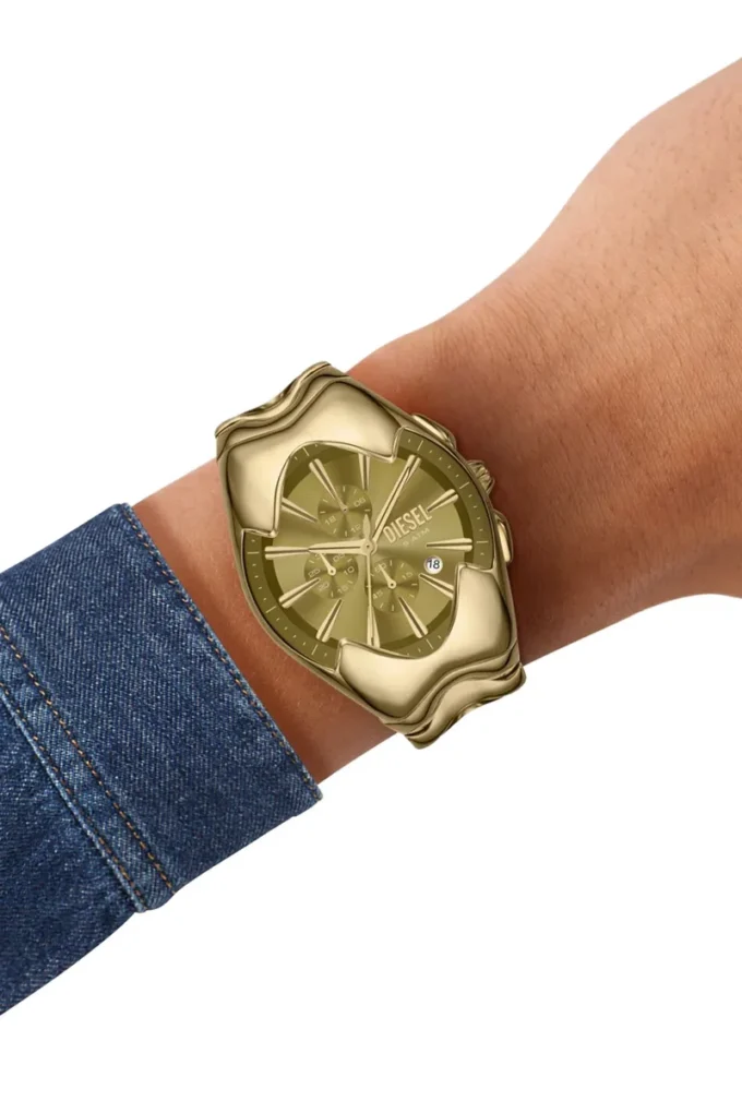 dz4681 Diesel Mercurial Chronograph Gold-Tone Stainless Steel Watch dz4681 Diesel Mercurial Chronograph Gold-Tone Stainless Steel Watch