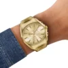 dz4695 watch D-Curve gold-tone stainless steel watch dz4695 watch D-Curve gold-tone stainless steel watch