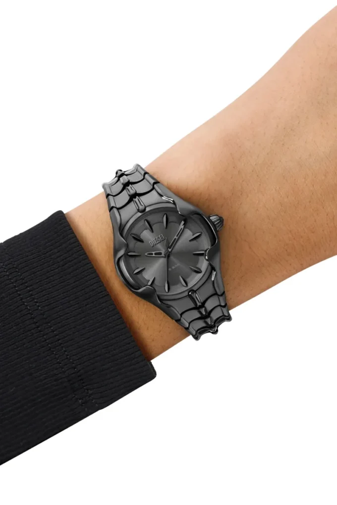 dz5603 Vert three-hand gunmetal stainless steel watch dz5603 Vert three-hand gunmetal stainless steel watch