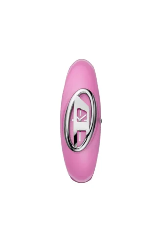 dz5617 watch Diesel Wonder-D Two-Hand Pink Nylon Resin Watch