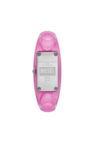 dz5617 watch Diesel Wonder-D Two-Hand Pink Nylon Resin Watch