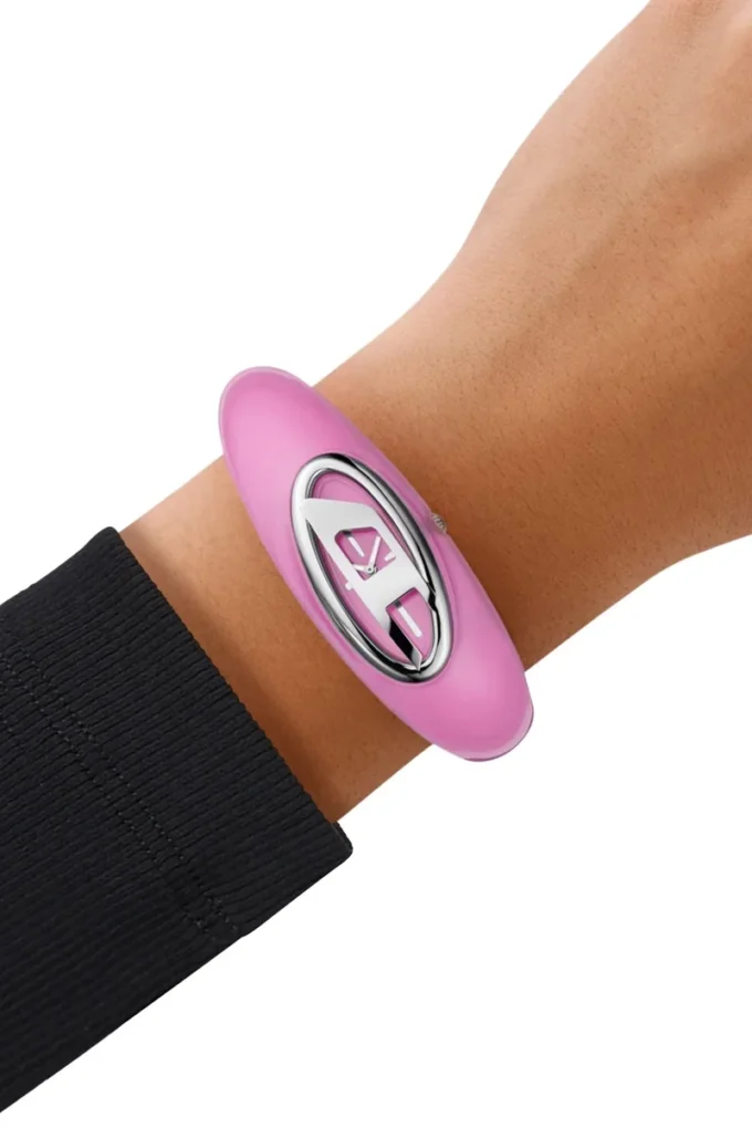 dz5617 watch Diesel Wonder-D Two-Hand Pink Nylon Resin Watch dz5617 watch Diesel Wonder-D Two-Hand Pink Nylon Resin Watch