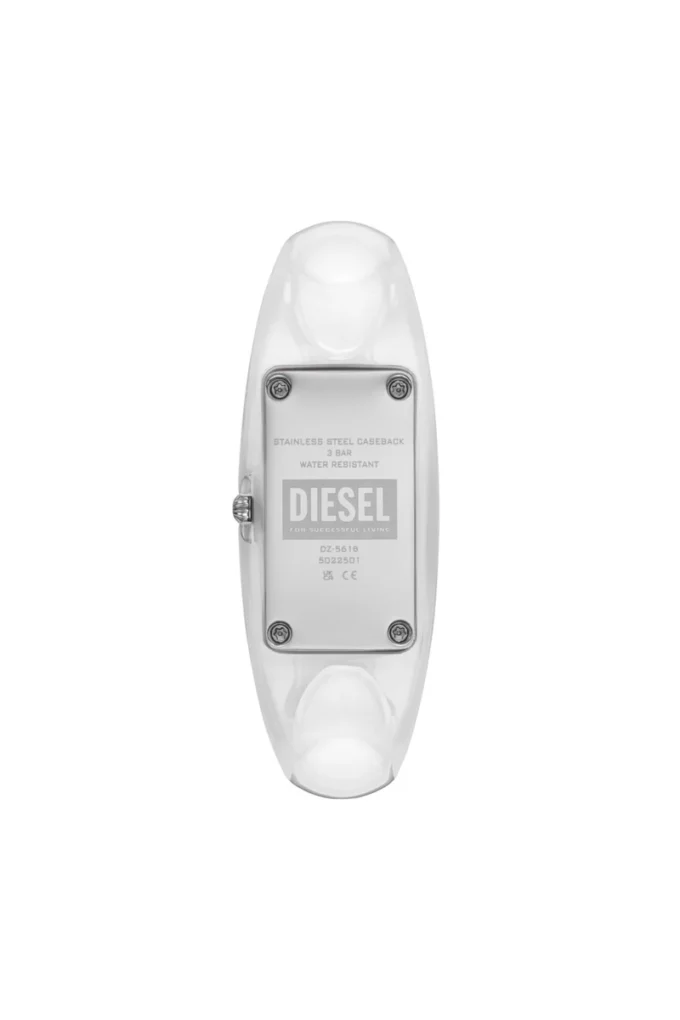 dz5618 watch Diesel Wonder-D Two-Hand White Nylon Resin Watch dz5618 watch Diesel Wonder-D Two-Hand White Nylon Resin Watch
