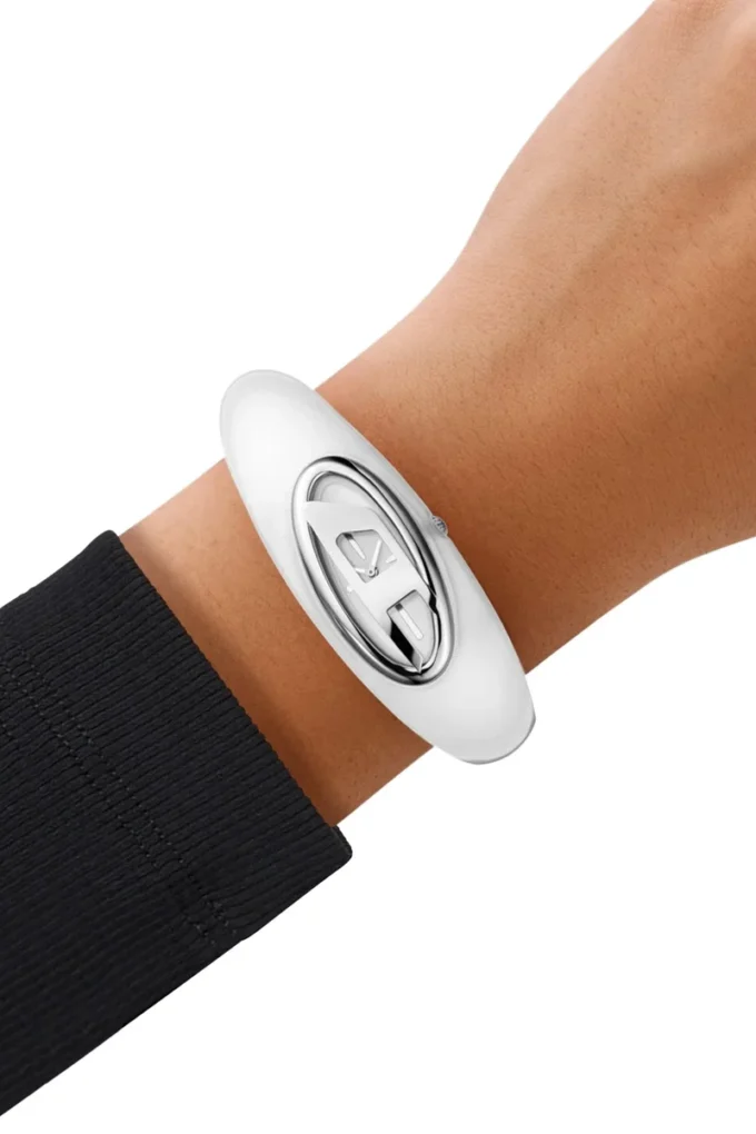 dz5618 watch Diesel Wonder-D Two-Hand White Nylon Resin Watch dz5618 watch Diesel Wonder-D Two-Hand White Nylon Resin Watch