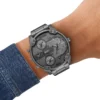 dz7487 Diesel Mr. Daddy Slim Multi Movement Gray Stainless Steel Watch dz7487 Diesel Mr. Daddy Slim Multi Movement Gray Stainless Steel Watch