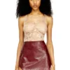 ezzy-utlt Nylon bodysuit with lace design