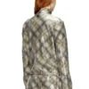 f-erequins Sequined sweater with plaid design