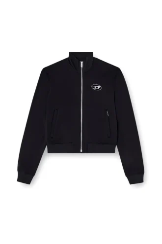f-flacin Zip-up sweatshirt with cut-out logo