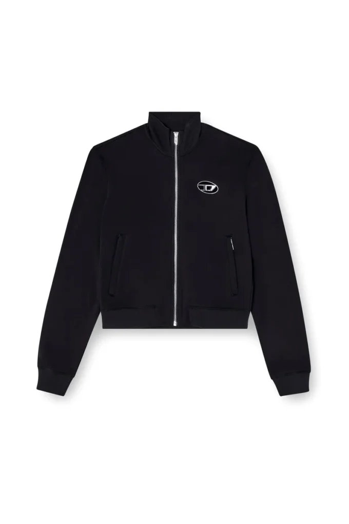 f-flacin Zip-up sweatshirt with cut-out logo f-flacin Zip-up sweatshirt with cut-out logo