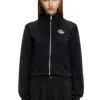 f-flacin Zip-up sweatshirt with cut-out logo f-flacin Zip-up sweatshirt with cut-out logo