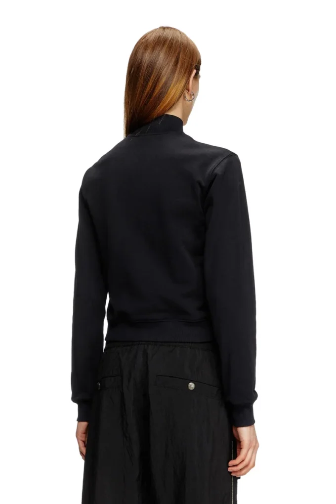 f-flacin Zip-up sweatshirt with cut-out logo f-flacin Zip-up sweatshirt with cut-out logo