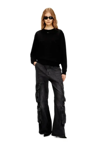 f-normy-od Cotton sweatshirt with Oval D embroidery