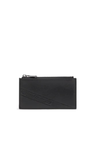 flag-d card holder iii Leather card holder with zip closure