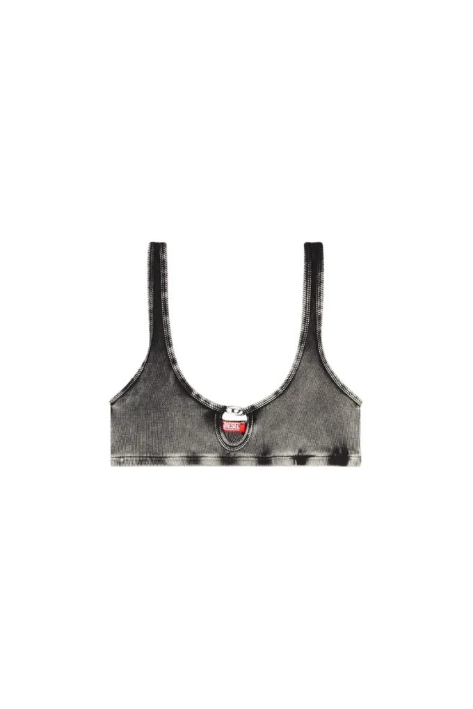florence-dnm Soft bra in cotton rib with jewel Oval D florence-dnm Soft bra in cotton rib with jewel Oval D