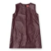 fr-d-ares Burgundy sleeveless mini dress in coated fabric fr-d-ares Burgundy sleeveless mini dress in coated fabric