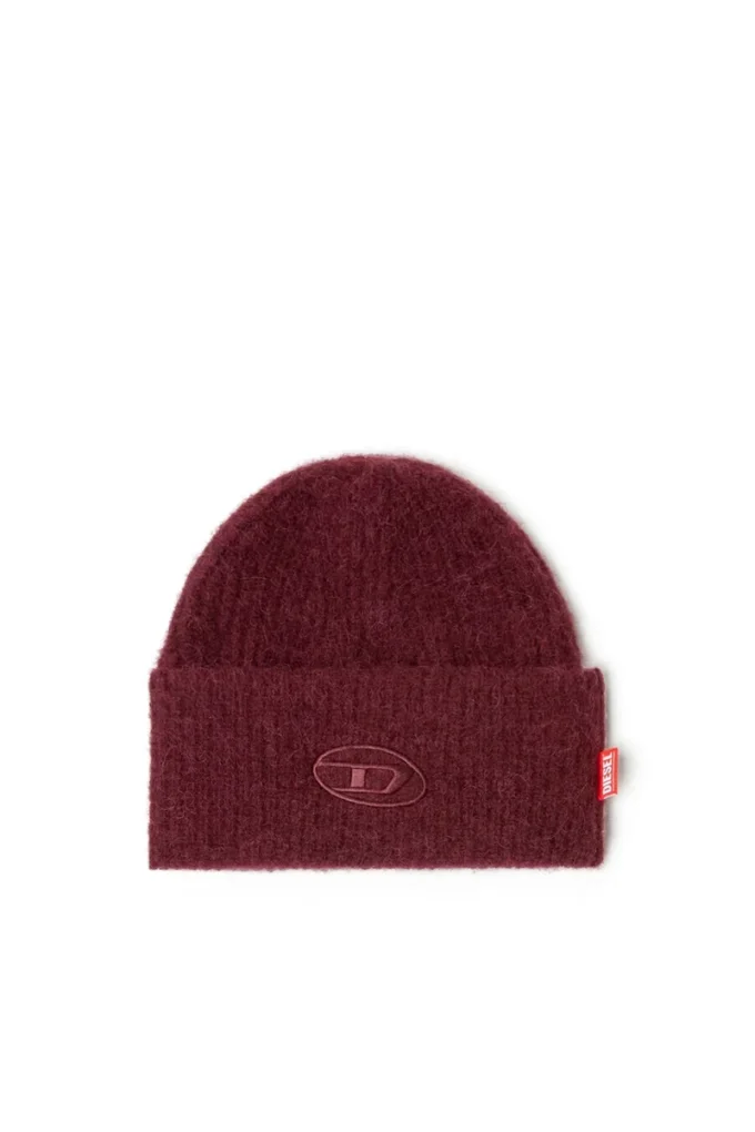 fr-k-lollo-hat Burgundy beanie with Oval D embroidery fr-k-lollo-hat Burgundy beanie with Oval D embroidery