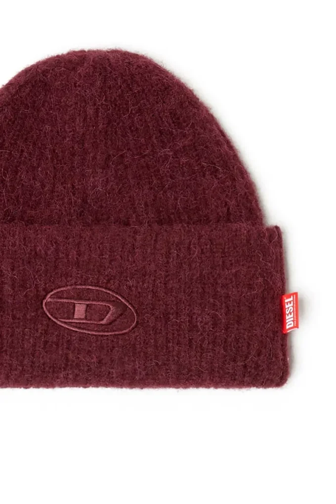 fr-k-lollo-hat Burgundy beanie with Oval D embroidery fr-k-lollo-hat Burgundy beanie with Oval D embroidery