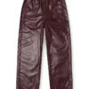 fr-p-arten Pants with logo in burgundy fr-p-arten Pants with logo in burgundy
