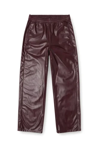 fr-p-arten Pants with logo in burgundy