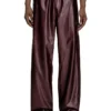 fr-p-arten Pants with logo in burgundy fr-p-arten Pants with logo in burgundy