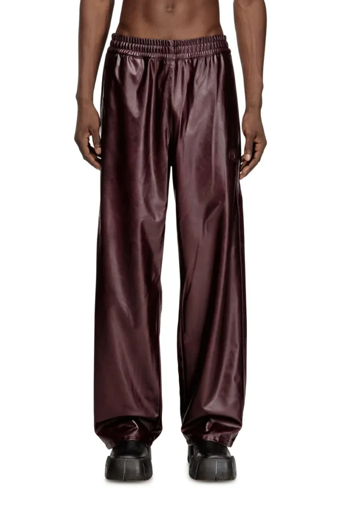 fr-p-arten Pants with logo in burgundy fr-p-arten Pants with logo in burgundy
