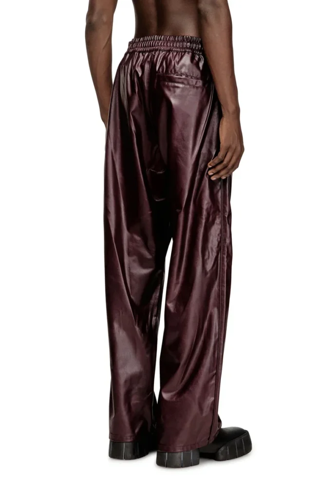 fr-p-arten Pants with logo in burgundy fr-p-arten Pants with logo in burgundy