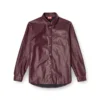 fr-s-simply Shirt with logo in burgundy fr-s-simply Shirt with logo in burgundy