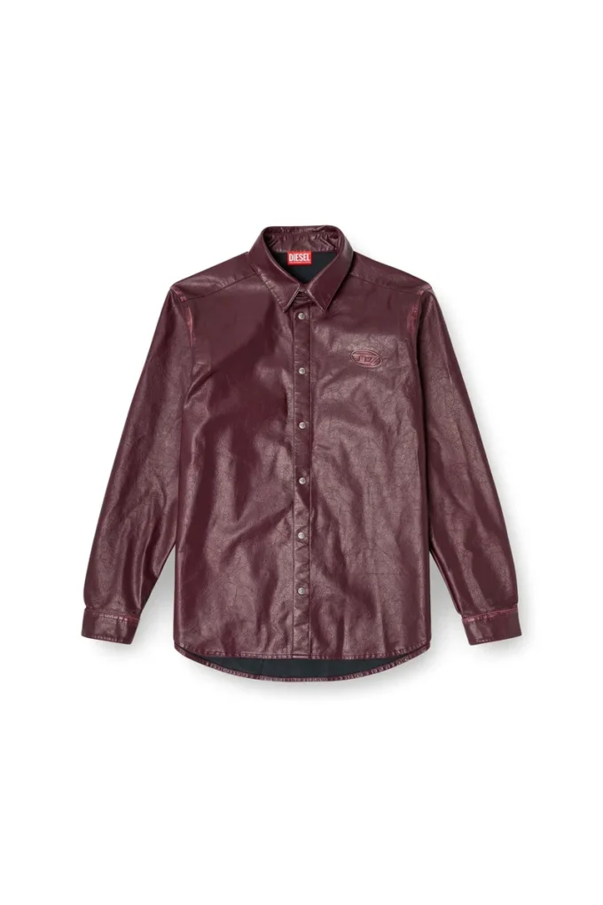 fr-s-simply Shirt with logo in burgundy fr-s-simply Shirt with logo in burgundy