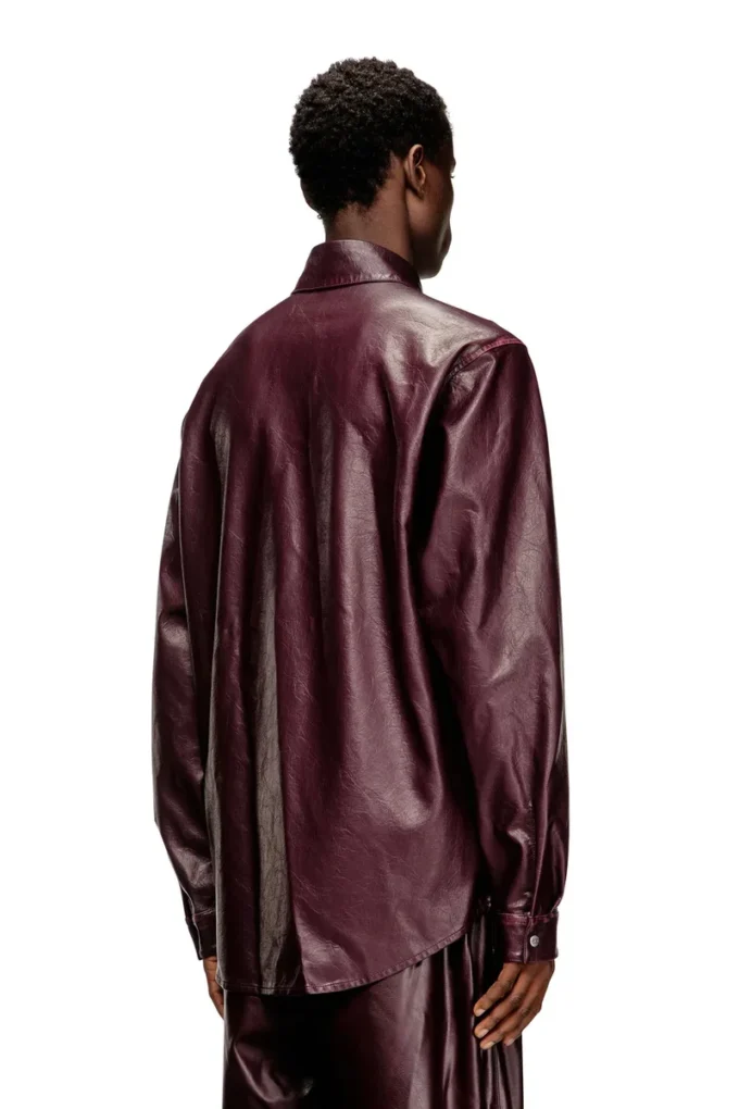 fr-s-simply Shirt with logo in burgundy fr-s-simply Shirt with logo in burgundy