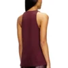 fr-t-ipsya Burgundy tank top with Oval D detail fr-t-ipsya Burgundy tank top with Oval D detail