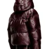 fr-w-myley Hooded puffer jacket in burgundy fr-w-myley Hooded puffer jacket in burgundy