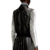 g-inko Bomber vest with distressed effect