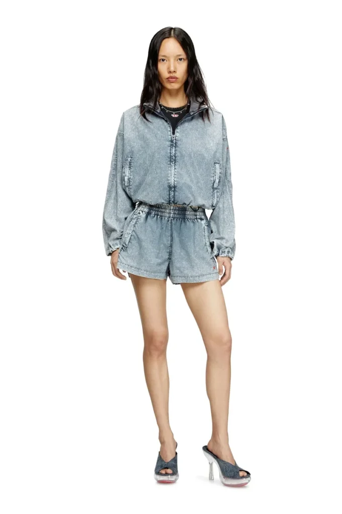 g-leam-r1 Cropped jacket in recycled nylon taslan g-leam-r1 Cropped jacket in recycled nylon taslan