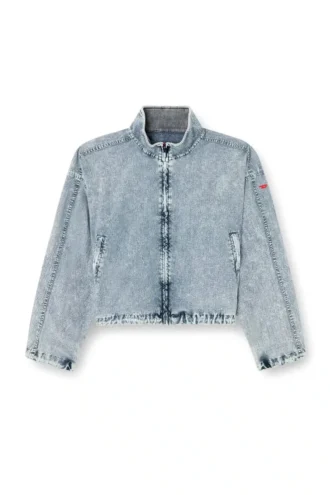 g-leam-r1 Cropped jacket in recycled nylon taslan
