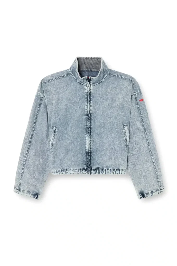 g-leam-r1 Cropped jacket in recycled nylon taslan g-leam-r1 Cropped jacket in recycled nylon taslan