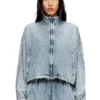 g-leam-r1 Cropped jacket in recycled nylon taslan g-leam-r1 Cropped jacket in recycled nylon taslan