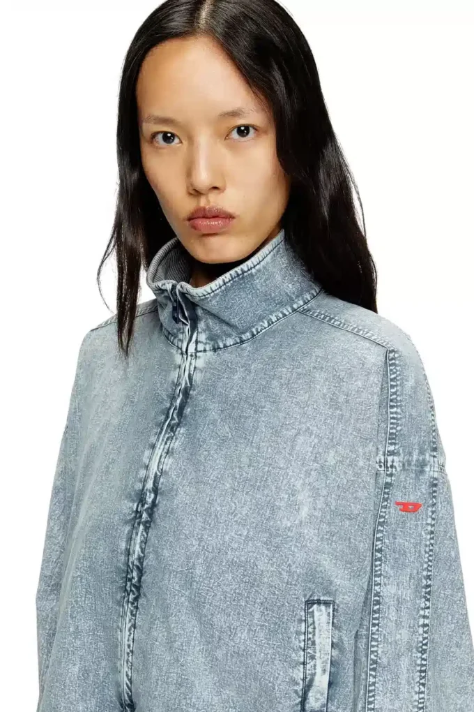 g-leam-r1 Cropped jacket in recycled nylon taslan g-leam-r1 Cropped jacket in recycled nylon taslan