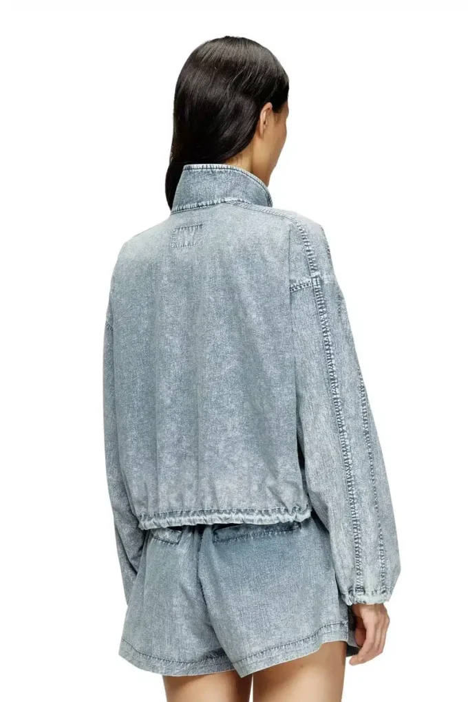 g-leam-r1 Cropped jacket in recycled nylon taslan g-leam-r1 Cropped jacket in recycled nylon taslan