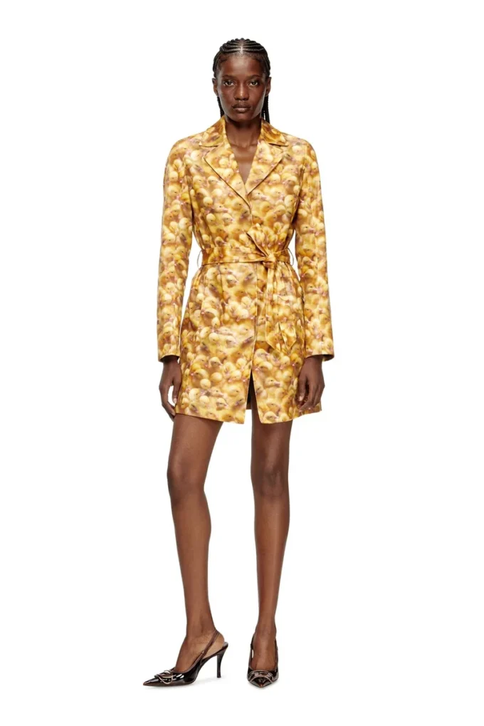 g-oji Trench coat with duck print g-oji Trench coat with duck print