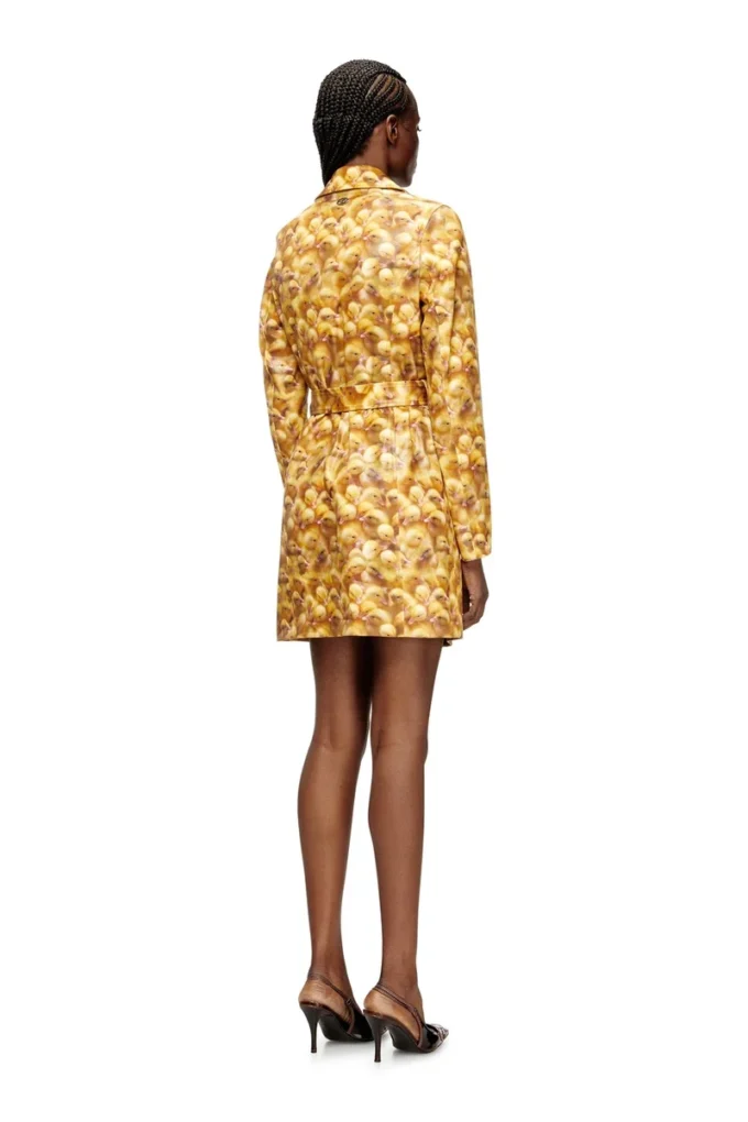 g-oji Trench coat with duck print g-oji Trench coat with duck print