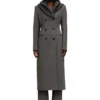 g-olden-long Long hourglass coat with knitted cowl hood g-olden-long Long hourglass coat with knitted cowl hood