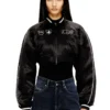 g-ospel-cp Cropped satin souvenir jacket g-ospel-cp Cropped satin souvenir jacket