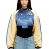 g-ospel-cp Cropped satin souvenir jacket g-ospel-cp Cropped satin souvenir jacket