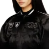 g-ospel-cp Cropped satin souvenir jacket g-ospel-cp Cropped satin souvenir jacket