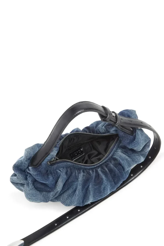 grab-d hobo s Grab-D-Small scrunched hobo bag in treated denim grab-d hobo s Grab-D-Small scrunched hobo bag in treated denim