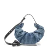 grab-d hobo s Grab-D-Small scrunched hobo bag in treated denim grab-d hobo s Grab-D-Small scrunched hobo bag in treated denim