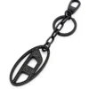 holy-c Metal Oval D keyring with crystals holy-c Metal Oval D keyring with crystals