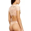 irma-gft Cropped T-shirt with metallic effect irma-gft Cropped T-shirt with metallic effect